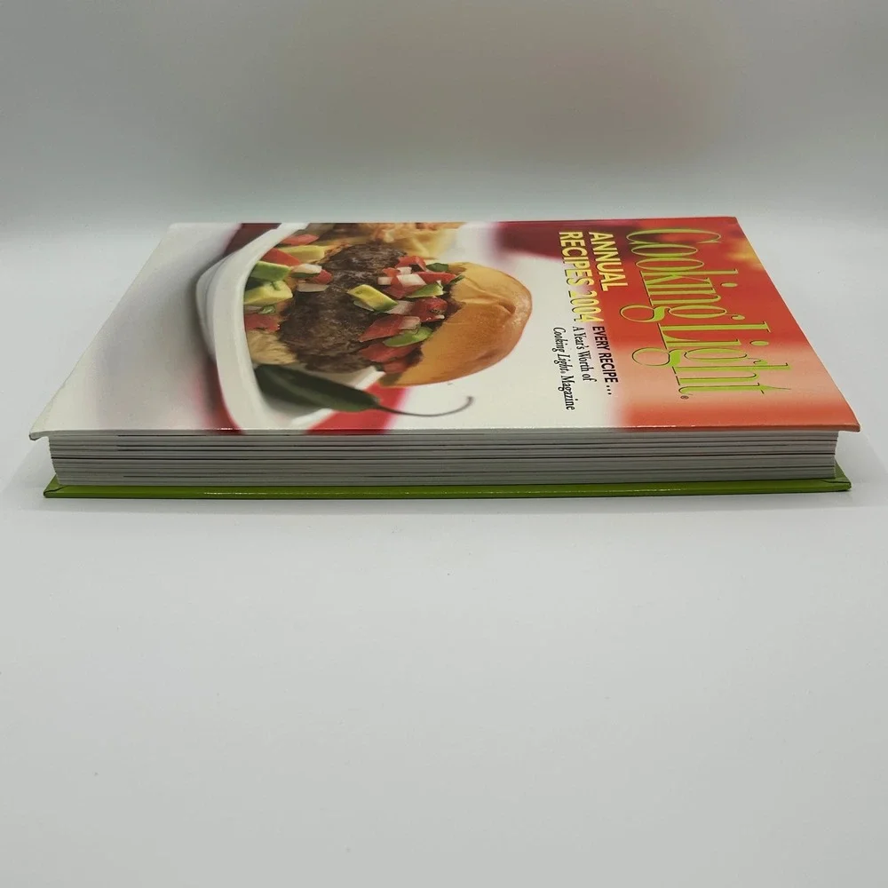 Cooking Light Annual Recipes 2004 Hardcover Cookbook Healthy Low Fat Meals‎